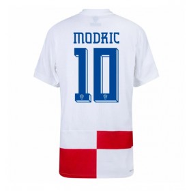 Pánské fotbalový oblečení Chorvatsko Luka Modric #10 Domácí košile ME 2024 Krátkým Rukávem